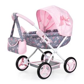 Коляска для кукол Bayer Cosy 12704AA, розовый цв./серый цв.