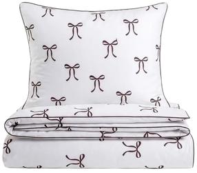 Voodipesukomplekt Homla Vivienne 780707, pruun v./valge v., 50 x 60 cm, 220 x 200 cm, 3 os.
