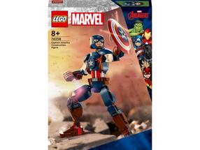 Konstruktorius LEGO® Marvel Kapitono Amerikos konstruojama figūrėlė 76258, 310 vnt.