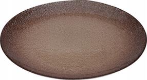 Lėkštė pietų Home Styling Collection Beryt, Ø 21 cm, smėlio sp.
