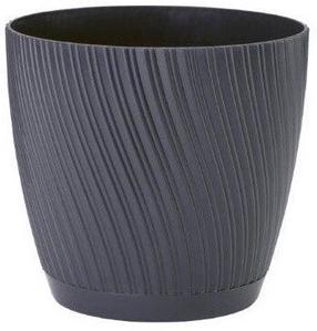 Gėlių vazonas Form Plastic Mika 150 10489420, polipropilenas (pp), Ø 15 cm, juoda sp.