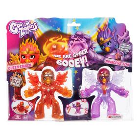 Комплект Moose Toys GooZonians Queen Ember Vs Princsess Flik G07407, 2 шт., многоцветный
