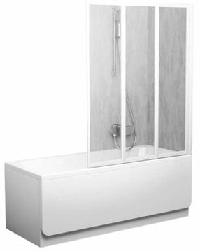 Vonios sienelė Ravak VS3 130 795V010041, 129.6 cm x 140 cm, balta sp./nėra