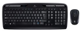 Belaidis klaviatūros ir pelės komplektas Logitech MK330, EN, juoda sp.