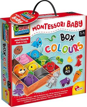 Сортировочная игра, формы и цвета Lisciani Montessori Baby Box Colours, многоцветный
