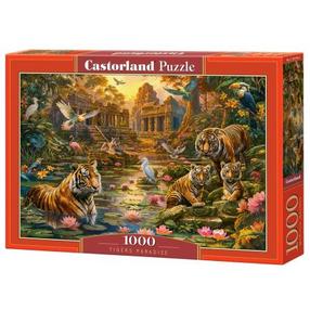Dėlionė Castorland Tigers Paradise 105199, 47 cm x 68 cm, 1000 vnt., įvairių spalvų