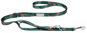 Suņu pavada Amiplay Be Happy 7in1 Jungle, zaļa krās., S, 1-2 m x 15 mm