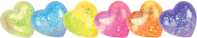 Sensorā rotaļlieta Super Gel Shiny Heart, (krāsa/dizains tiek izvēlēts nejauši)