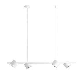 Lampa karināms Aldex Bot 4, GU10, 4, balta krās. / balta krās., 11.5 x 11.5 cm
