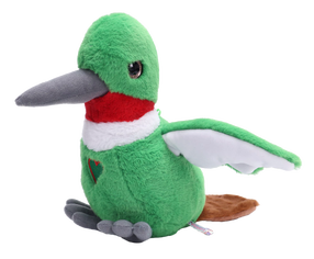 Игрушечное животное птица HAPPY YAPPERS Hummingbird 9469, зеленый цв.