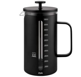 Kavinukas French Press Zyle ZY612CF, 1 l, juoda sp.