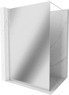 Dušo sienelė Mexen Kioto Walk-In, 100 cm x 200 cm, balta sp./grūdintas
