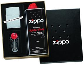 Žiebtuvėlių kuras Zippo Classic Lighter Gift Kit Without Lighter, juoda sp., 125 ml