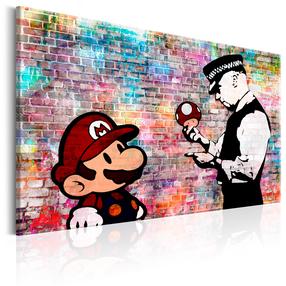 Reproduktsioon Artgeist Banksy: Colourful Brick, i-c-0100-b-a, 30 cm x 20 cm