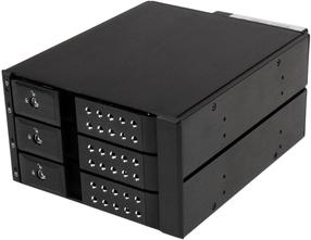 HDD/SSD korpus StarTech 3 Bay Aluminum Trayless Hot Swap Mobile Rack Backplane, 3.5"