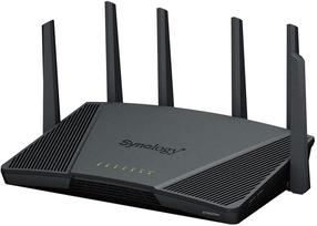 Rūteris Synology RT6600ax, melna krās.