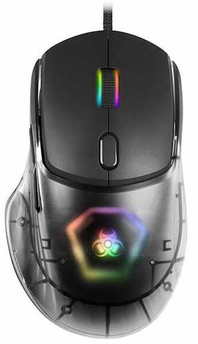 Vadu spēļu pele Tracer GameZone NEON, melna krās.