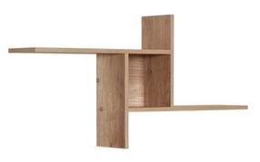 Sieninė lentyna Kalune Design RAF-04-TT-1, riešuto sp., 50 cm x 100 cm x 18 cm