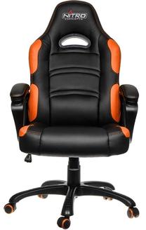 Žaidimų kėdė Nitro Concepts Comfort, juoda sp./oranžinė sp.