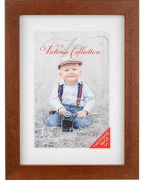 Фоторамка Victoria Collection Cubo, 15 см x 21 см, коричневый цв.