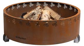 Lõkkealus Petteri Wiimaa GrillSymbol Legend-XL, 116 cm x 116 cm x 40 cm