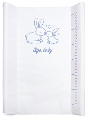 Pārtinamā virsma Tega Little Bunny, 70 cm x 50 cm, balta krās.