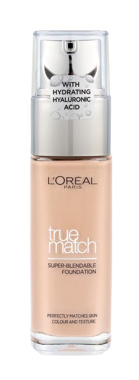 Šķidrā grima bāze L’Oréal Paris True Match, gaiši brūna krās., 6.n honey, 30 ml