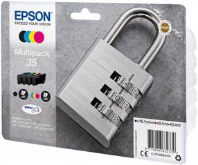 Tindiprinteri kassett Epson Multipack 4-Colours 35 DURABrite Ultra, kollane v./must v./fuksia (magenta) v., 43.4 ml