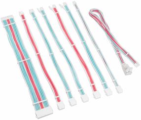 Кабель Kolink Core Pro Extension Kit 12V-2x6 Type 2, синий цв./белый цв./розовый цв.