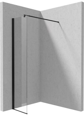 Стенка для душа Deante Kerria Plus Walk-in, 40 см x 200 см, черный цв./закаленный