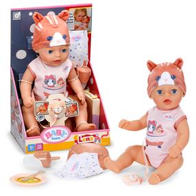 Кукла - новорожденная с аксессуарами Zapf Creation Baby born Lena Cat Outfit 839560, 36 см, многоцветный
