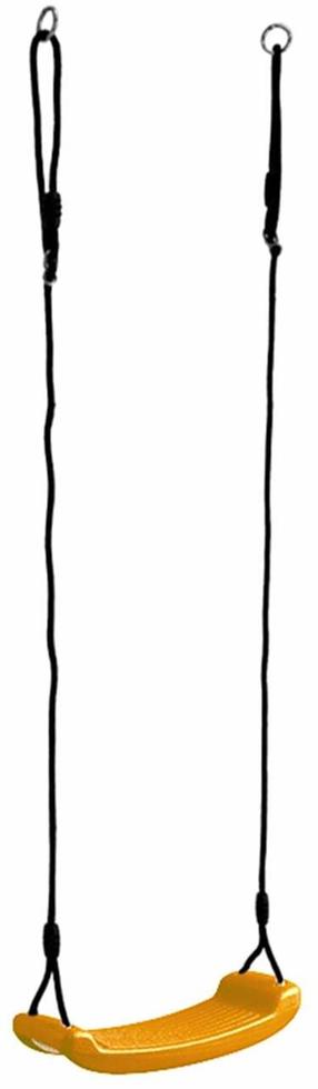 Piekaramās šūpoles bērniem 4IQ, 16.5 cm, 8.5 cm, dzeltena krās.