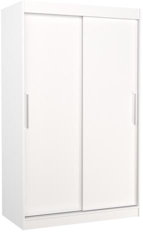 Riidekapp ADRK Collin, valge v., 58 cm x 120 cm x 200 cm