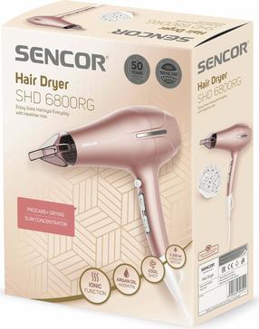 Fēns Sencor SHD 6800RG, 2300 W, rozā krās.
