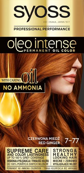 Juuksevärv Schwarzkopf Oleo Intense, red ginger v., 7-77, 115 ml