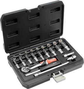 Löökpadrun, komplekt Yato YT-14451, 4 - 13 mm, 1/4"