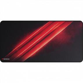 Коврик для мыши Genesis Carbon 500 Maxi Flash G2 NPG-2044, 90 см x 45 см x 2.5 см, черный цв./красный цв.