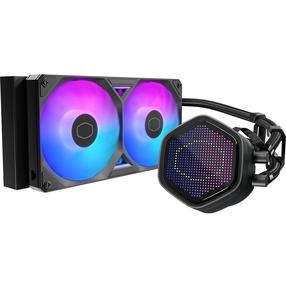 Vandens aušintuvas procesoriui Cooler Master MasterLiquid 240 Atmos II Pixel LED, 277 mm x 120 mm