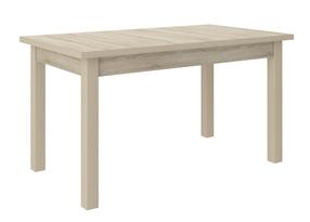 Valgomojo stalas išskleidžiamas ADRK Rodos 52, rusva sp., 140 - 180 cm x 80 cm x 76 cm