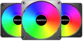 Oro aušintuvų rinkinys korpusui Montech GF120 V2 ARGB PWM, 120 mm x 120 mm