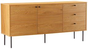 Komoda Home4you Line 45128, ąžuolo sp., 74 cm x 40 cm x 150 cm