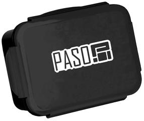 Пищевой контейнер Paso PP22BI-3036 11P-07689, 0.65 л, 16 см x 12 см, белый цв./черный цв.