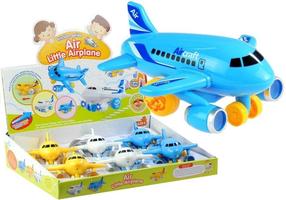  Lėktuvai ir sraigtasparniai Lean Toys Little, (spalva/dizainas parenkami atsitiktine tvarka)