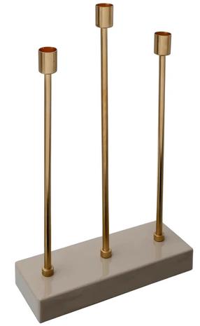 Žvakidė Kayoom Art Deco 325 XQ2CU-TAU, geležis, 39.5 cm, aukso sp.