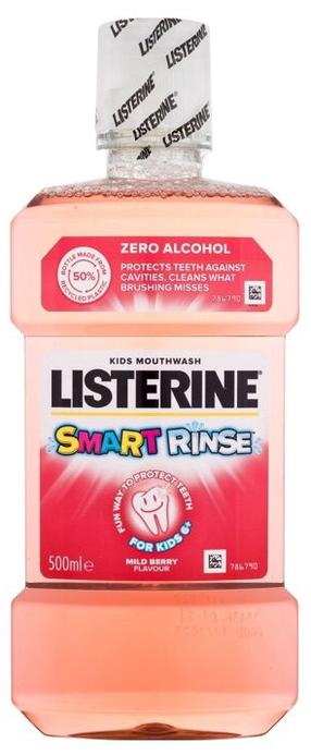 Burnos skalavimo skystis Listerine Smart Rinse Berry, 500 ml