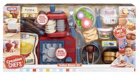 Žaisliniai virtuvės reikmenys, virtuvės šefas Little Tikes Creative Chefs Italian Dinner Kit, įvairių spalvų