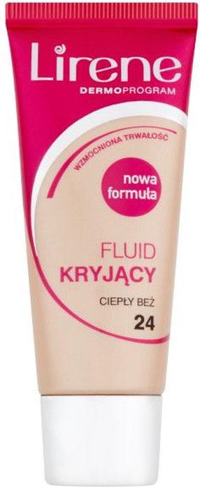 Grima bāze Lirene Complete Coverage, warm beige krās., 24, 30 ml