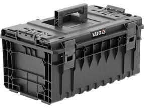 Ящик для инструментов Yato YT-091691, 58.4 см x 38.5 см x 29.5 см, 38 л, черный цв.