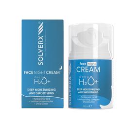 Ночные крем для лица Solverx DeepH2O+ Face Night Cream, 50.0 мл