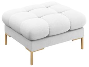 Pufas Cosmopolitan Design Bali Neve 80, šviesiai pilka sp., 60 cm x 60 cm x 41 cm
